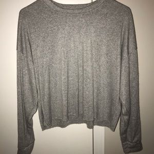 Charlotte Russe Cropped Sweatshirt